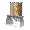 thumbnail image 2 of Rosseto EZ564 EZ - Serv Three Container Table Top Dispenser with Grey Metal Stand, 2 of 3