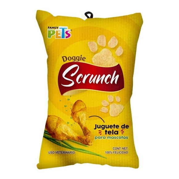 Juguete para Perro Fancy Pets de Tela Doggie Scrunch Pollo