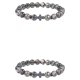 thumbnail image 2 of Qarigey Hombres Pulseras de cuentas de piedra natural turquesa Mujeres resistentes al desgaste Joyas de yoga Brazaletes de tigre para Type10 NO10, 2 of 6