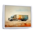 thumbnail image 2 of Designart "Truck 53Ft Sublime Horizon III" Transportation Floater Framed Canvas Wall Art, 2 of 7