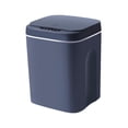 thumbnail image 1 of Basurero automático, cubo de basura de cocina con sensor y tapa con sensor de movimiento, basura Gris 14L, 1 of 9
