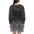 thumbnail image 2 of Tommy Hilfiger Womens Chiffon Smocked Fit & Flare Dress, 2 of 2