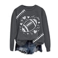 thumbnail image 6 of Godom Oversized Sweatshirt for Women Rugby Graphic Pullover Long Sleeve Drop Shoulder Fleece Sweatshirt, 6 of 7