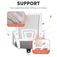 thumbnail image 5 of YYDSBNHH Office Desk Computer Chair Ergonomic Mesh Gaming Back Seat with Comfy Lumbar Support Adjustable Height Swivel for Home Task (Grey), 5 of 7