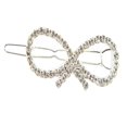 thumbnail image 1 of Pinzas para el cabello de cristal Yuyangstore Bowknot Snap Barrette para mujer, 1 of 8