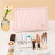 thumbnail image 5 of Bolsa De Maquillaje Organizador cosmético de cuero PU, Bolsas para brochas de maquillaje a la moda para monedero (rosa) Likrtyny  Para Estrenar, 5 of 9