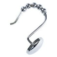 thumbnail image 2 of Utopia Alley Shower Hooks - Shower Curtain Rings for Bathroom - Rust Resistant Roller Shower Curtain Hooks for Shower Curtain or Liner - Set of 12, Polished Chrome, 2 of 10
