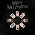 thumbnail image 5 of 24Pcs Square False Nail Halloween Press On Nail Full Cover Artificial Nail, 5 of 9