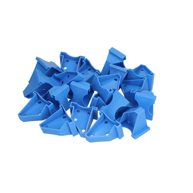 Juego de herramientas de instalación de suelo ABS espaciador de suelo de 20 piezas para tablón de vinilo compuesto azul VoborMX herramienta