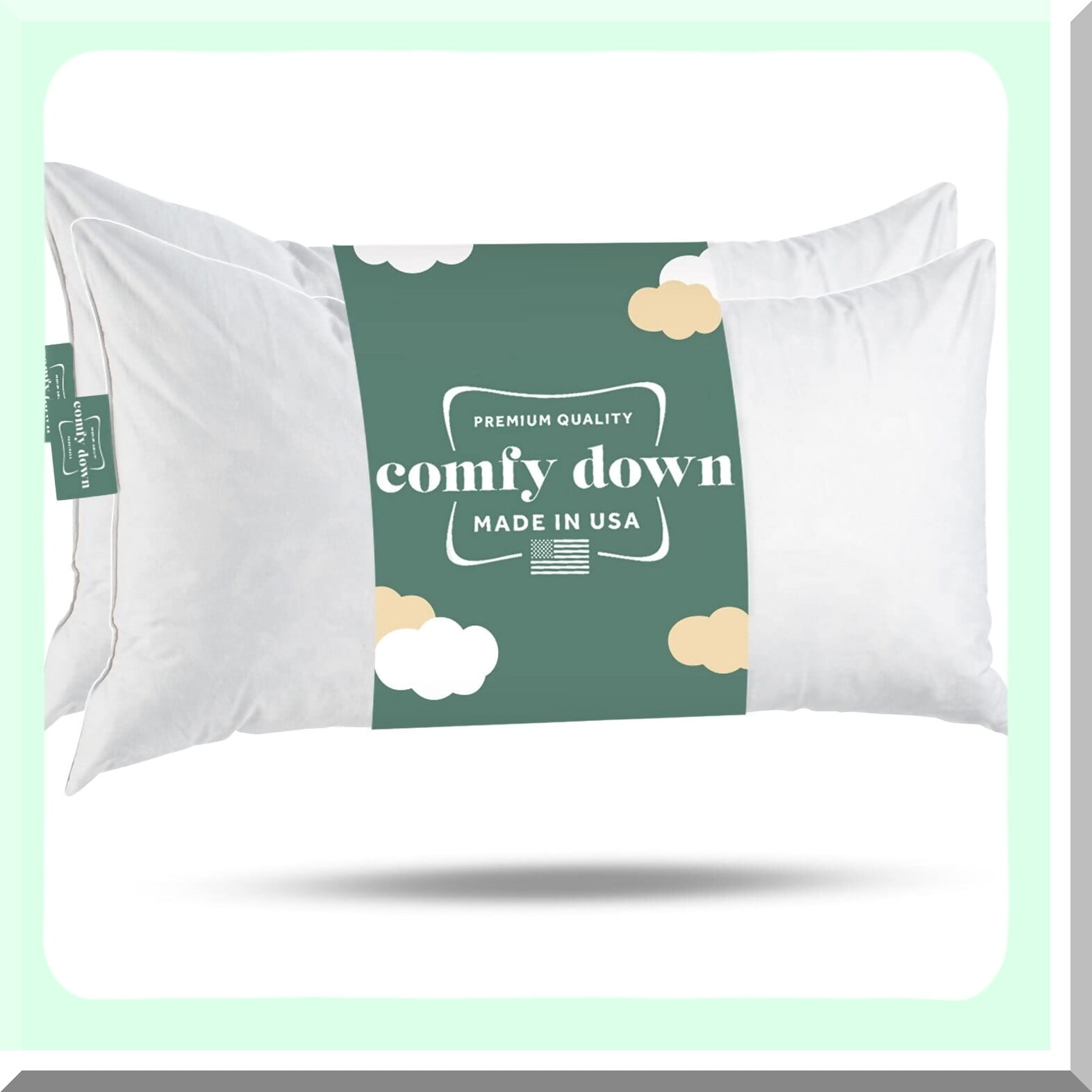 Decorative feather pillows sale
