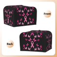 thumbnail image 3 of Gaeub Breast Cancer Print 4 Slice Toaster Cover,Bread Machine Cover,Dustproof Fingerprint Protectors and Greasy Protection Anti-sputtering, 3 of 7