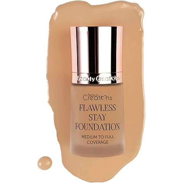 Beauty Creations Flawless Stay Foundation Base de Maquillaje Líquido Tono 8.0