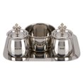 thumbnail image 2 of Stainless Steel Cruet Set with Tray and Bowl, 2 of 2
