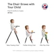 thumbnail image 4 of BABYLUXE HIGH CHAIR SEGLONIA 3-IN-1 FOLDING HIGH CHAIR, 3-POINT HARNESS, 4 of 7