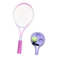 thumbnail image 3 of Pelota de rebote ligera para entrenamiento de tenis, ideal para niños y adolescentes, con raqueta de tenis de 21 pulgadas. Rosa, 3 of 8