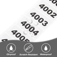 thumbnail image 4 of Uxcell 1 Rollo de Etiquetas de Número de Inventario, Etiquetas Numeradas Consecutivas del 4001 al 5000, Etiquetas Autoadhesivas (1.6x0.8 Pulgadas), 4 of 6