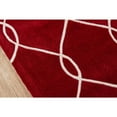 thumbnail image 3 of Momeni Rugs BLISSBS-12RED5076 Bliss Collection, Hand Carved & Tufted Contemporary Area Rug, 5' x 7'6", Red, 3 of 4