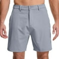 thumbnail image 2 of FEN AI Men Gray Work Shorts Quick Drying Cargo Shorts Loose Fit Summer Casual Wear, 2 of 9