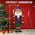 5.5FT Lighted Nutcracker Outdoor Christmas Decorations, Pre-lit 2D ...