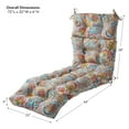 thumbnail image 4 of Greendale Home Fashions Jamboree Paisley 72 x 22 in. Outdoor Chaise Lounge Chair Cushion, 4 of 8
