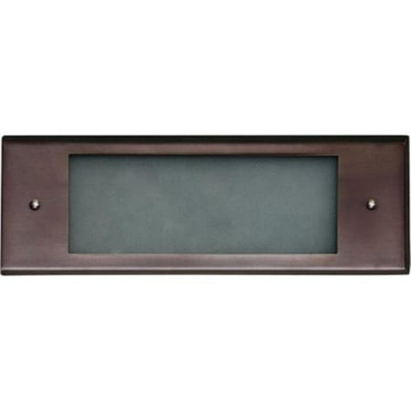 

Dabmar Lighting LV-LED614-ABZ 2 x 3.2W & 12V Bay-LED Recessed Open Face Brick Step & Wall Fixture - Antique Bronze Cover