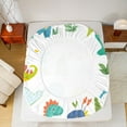 thumbnail image 5 of Castle Fairy Child Boys Girls Kawaii Animal Dino Queen Sheet Sets,Cute Dinosaur Bed Set, 5 of 7