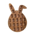 thumbnail image 3 of Axioma Festive Deviled Egg Platter with Bunny Design Wooden Egg Holder Serving Tray for, 3 of 10
