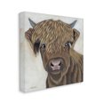 thumbnail image 3 of Stupell Industries Brown Cattle Farm Animal Portrait Painting Gallery Wrapped Canvas Print Wall Art, Design by Ashley Justice, 3 of 7