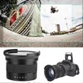 thumbnail image 3 of Objectif grand angle fisheye 58 mm 0,35x pour appareil photo reflex numérique (SLR) noir, 3 of 4