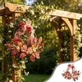 thumbnail image 5 of Cheapark Artificial Flower Wreath Spring Door Hanging Garland Floral Decor for Porch Wedding Holiday Seasonal Home Layout, 5 of 6