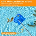 thumbnail image 6 of Pool Skimmer Net without Pole, Swimming Pool Leaf Skimmer Net with Reinforced Frame, Larger Capacity Pool Nets for Cleaning, Durable Deep Rake Net Easy Scoop Edge Debris Pickup Removal, 6 of 7