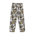 thumbnail image 3 of Vsdgher Tulips Flowers Print Mens Pajama Pants Sleep & Lounge Pants, PJ Bottoms With elastic waistb and Pockets, 3 of 5