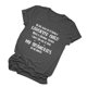 thumbnail image 3 of Camiseta con el alfabeto para mujer con cita peculiar, cuello redondo, mangas cortas, gris oscuro, fuente blanca, talla L Camiseta favorita para niños, 3 of 5