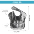 thumbnail image 4 of Hirioo Heroic Lion Encounter for Baby Waterproof Pocket Bib Adjustable Closed for Babies Toddlers with Large Pocket 6-24Months, 4 of 8