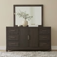 thumbnail image 3 of Liberty Furniture Modern Edge Queen Upholstered Bed Dresser Mirror Nightstand, 3 of 8