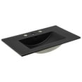 thumbnail image 2 of Modway EEI-5070-BLK Black Ceramic Construction 30" Rectangular Bathroom Sink, 2 of 5