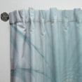 thumbnail image 3 of DESIGN ART Designart '3D Light Blue Geometric Tunnel' Modern Curtain Single Panel 52 in. wide x 108 in. high - 1 Panel 108 Inches, 3 of 5