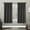 Charcoal, variant on Exclusive Home Sateen Twill Woven Room Darkening Blackout Grommet Top Curtain Panel Pair, 52"x63", Linen