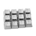thumbnail image 2 of MesaSe 12Pcs/Set PET Electroplating Gaming Keyboard Key Caps Replacement Button Set, 2 of 8