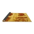 thumbnail image 2 of Ahgly Company Indoor Rectangle Abstract Yellow Modern Area Rugs, 2' x 5', 2 of 4