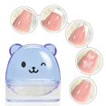 thumbnail image 2 of Silicone Nail Stamper Set Cute Bear Nail Stamper with Scraper French Tip Nail Stamp Jelly Nails Art Template Tool Purple, 2 of 4