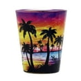 thumbnail image 2 of Phuket Thailand Palm Sunset Shot Glass, 2 of 3
