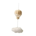 thumbnail image 2 of Globo de aire caliente de ratán, móvil para bebés para cuna, accesorio fotográfico, artesanía, decoración de adornos de adornos de para bebés 0-6 1, 2 of 8