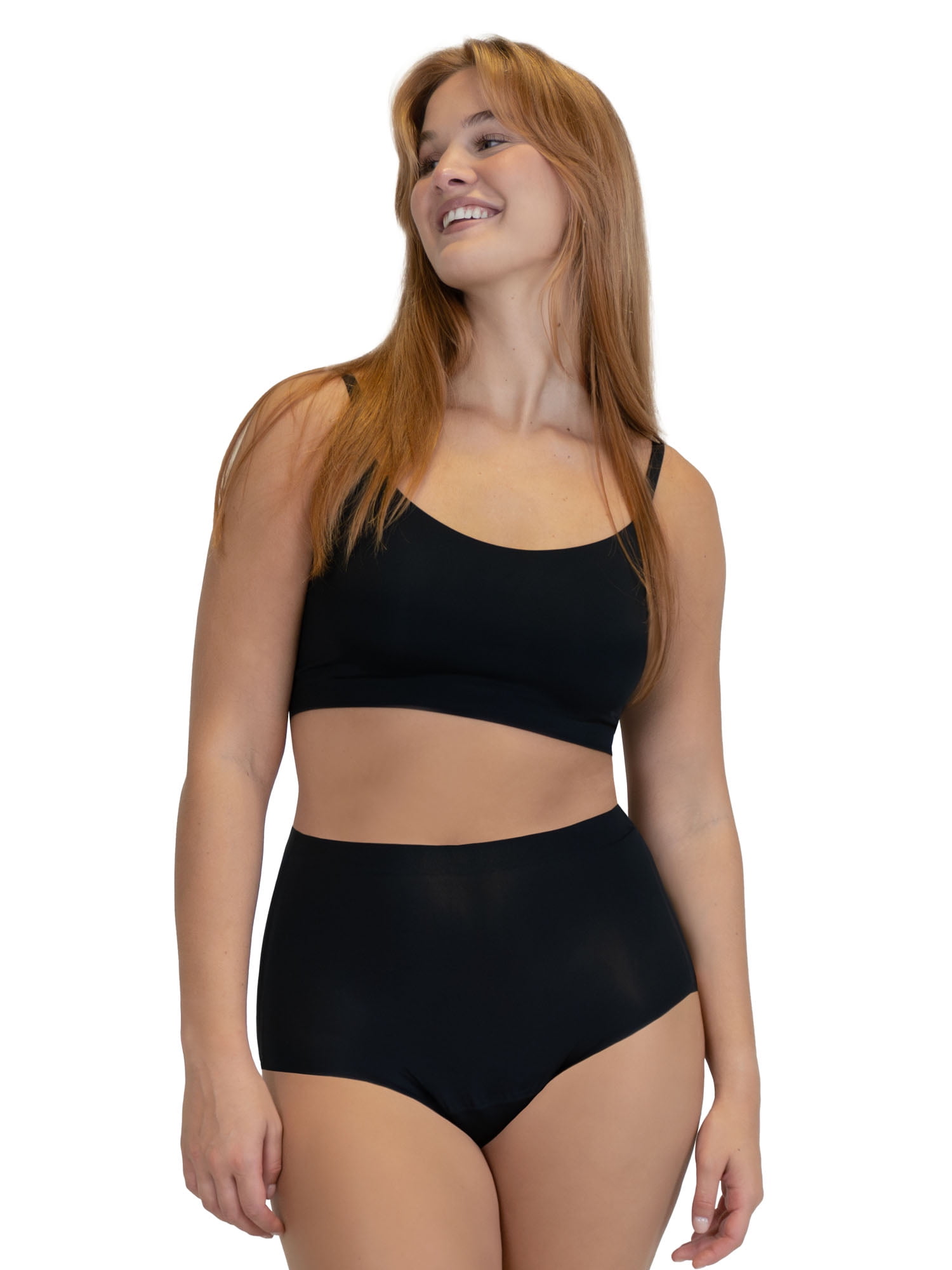 No Boundaries High-Rise Brief Super Absorbency Period Underwear, 5-Pack, Women’s Sizes S-XXL