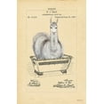 thumbnail image 2 of Stellar Design Studio 17x24 Black Ornate Wood Framed with Double Matting Museum Art Print Titled - Llama in Tub, 2 of 4