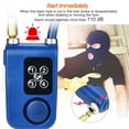 thumbnail image 3 of CNKOO Y787 Smart Bluetooth Alarm Lock Anti-Theft Chain Lock for Bike Gate APP Control Blue Bluetooth Chain Lock, 3 of 6