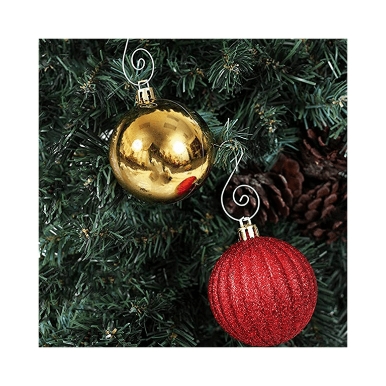 Elevate Essentials Gold Swirl Hook, Gold S Ornament Hooks, Gold Decorative  Ornament Hangers, Christmas Gold Ornament Hooks for Decoration, Metal Wire