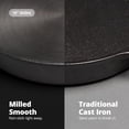 thumbnail image 3 of 10-Inch Cast Iron Skillet, Organically Pre-Seasoned, Heavy-Duty Pan for Frying, Baking, Grilling, 3 of 7