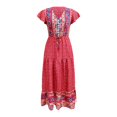 thumbnail image 1 of TSADFHJI Jupe Maxi avec Fente Robe d'Été Mode Femme Imprimée Design Simple et Délicat TTG Rouge, 1 of 6