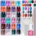 thumbnail image 1 of Pack de 24 pantalones cortos Teenitor de Press On Nails con pegamento para uñas y pegatinas, 1 of 7